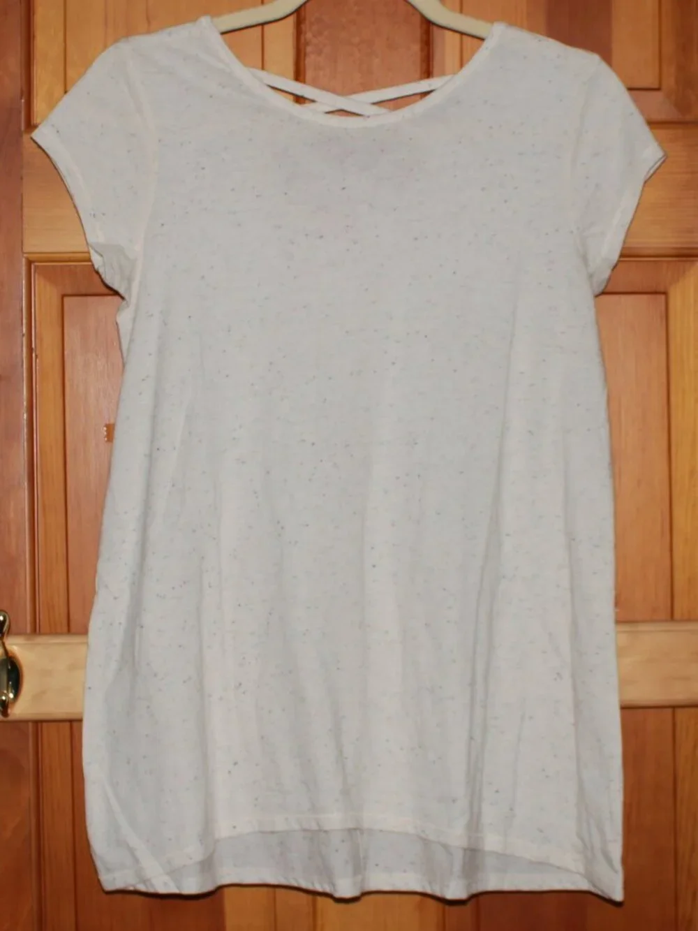 Gymboree Speckled Print Cutout Accent Tee
